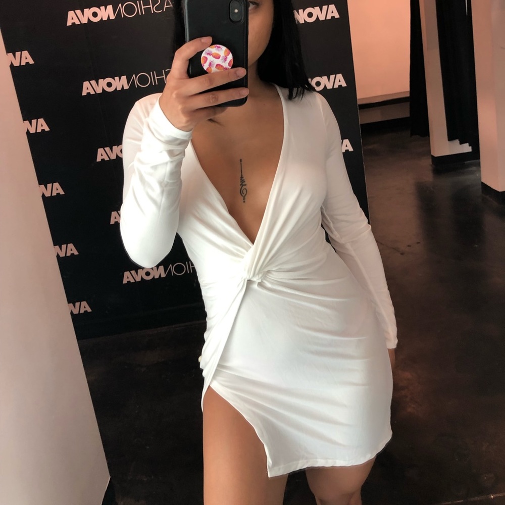 White Fashion Nova Dress